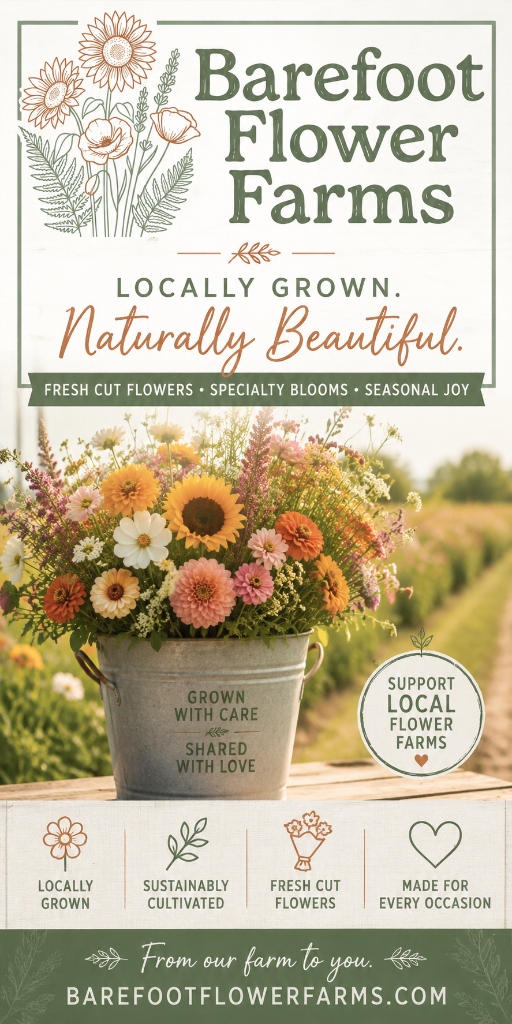 Barefoot Flower Farms - Locally Grown. Naturally Beautiful.