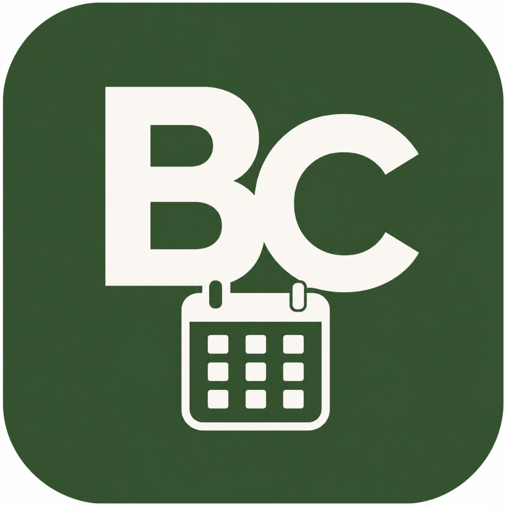 Bastrop County Calendar Logo