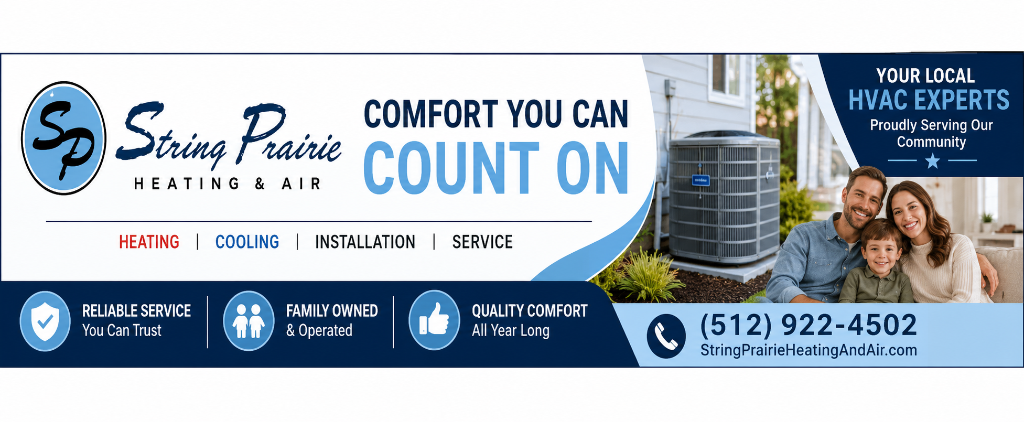 String Prairie Heating & Air - Comfort You Can Count On - (512) 922-4502